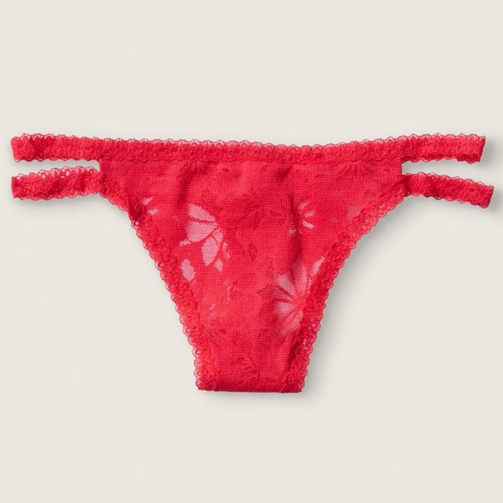 🆕️🍨PINK Lace Strappy Thong
